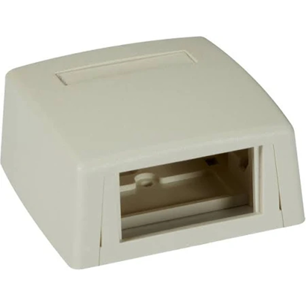 Black Box WPT901 GigaStation2 2 Socket Surface Mounting Box, Ivory